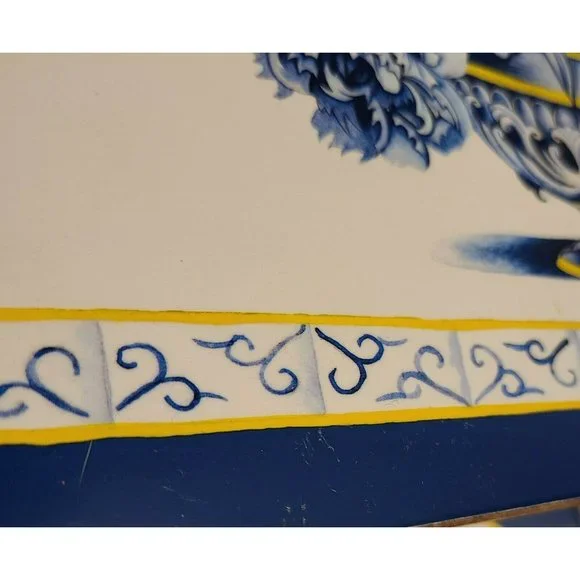 Delftware Past Times Vintage Set of 2 Place Mats England Table Mats - Picture 4 of 8